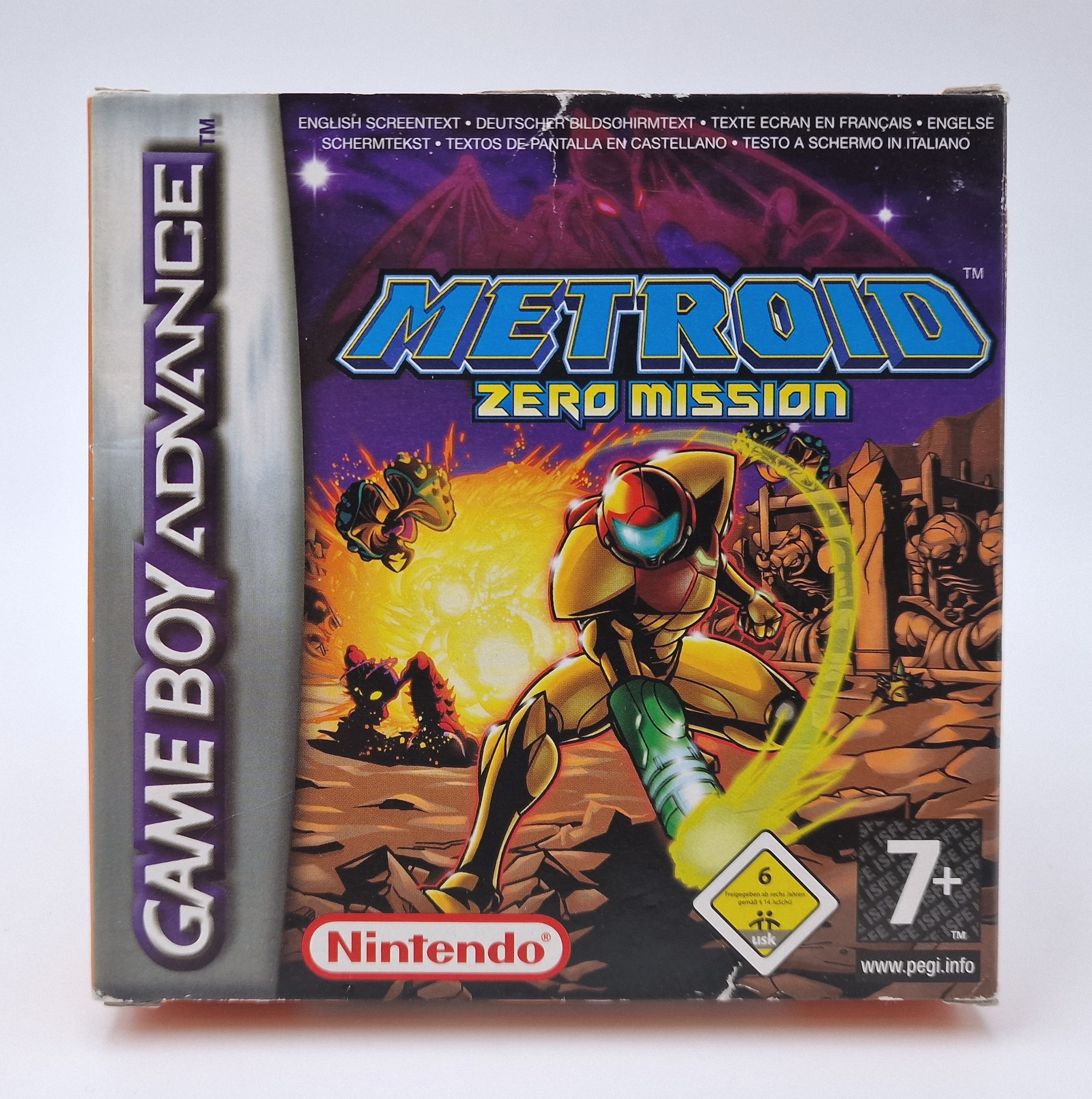Notre exemplaire de Metroid: Zero Mission, Game Boy Advance PAL