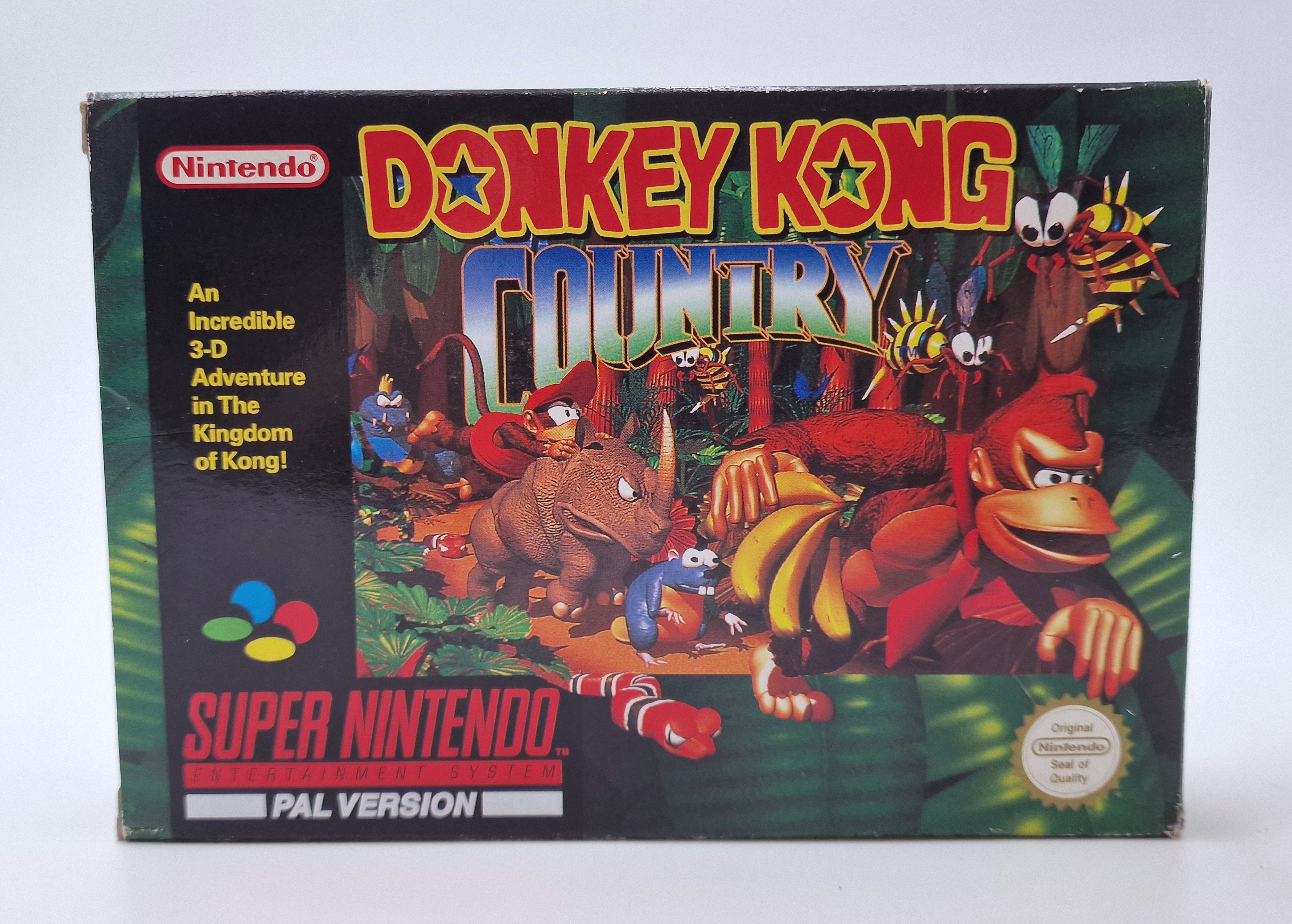 Notre exemplaire de Donkey Kong Country, Super Nintendo PAL