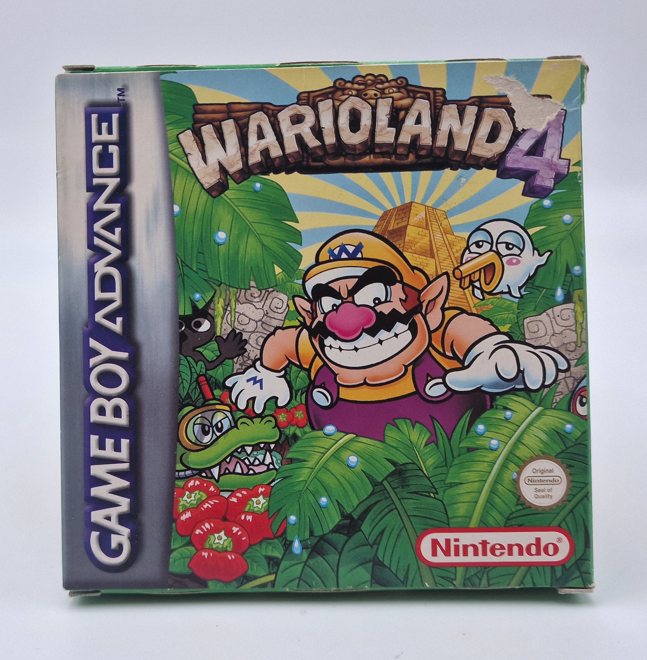 Notre exemplaire de Wario Land 4, Game Boy Advance PAL