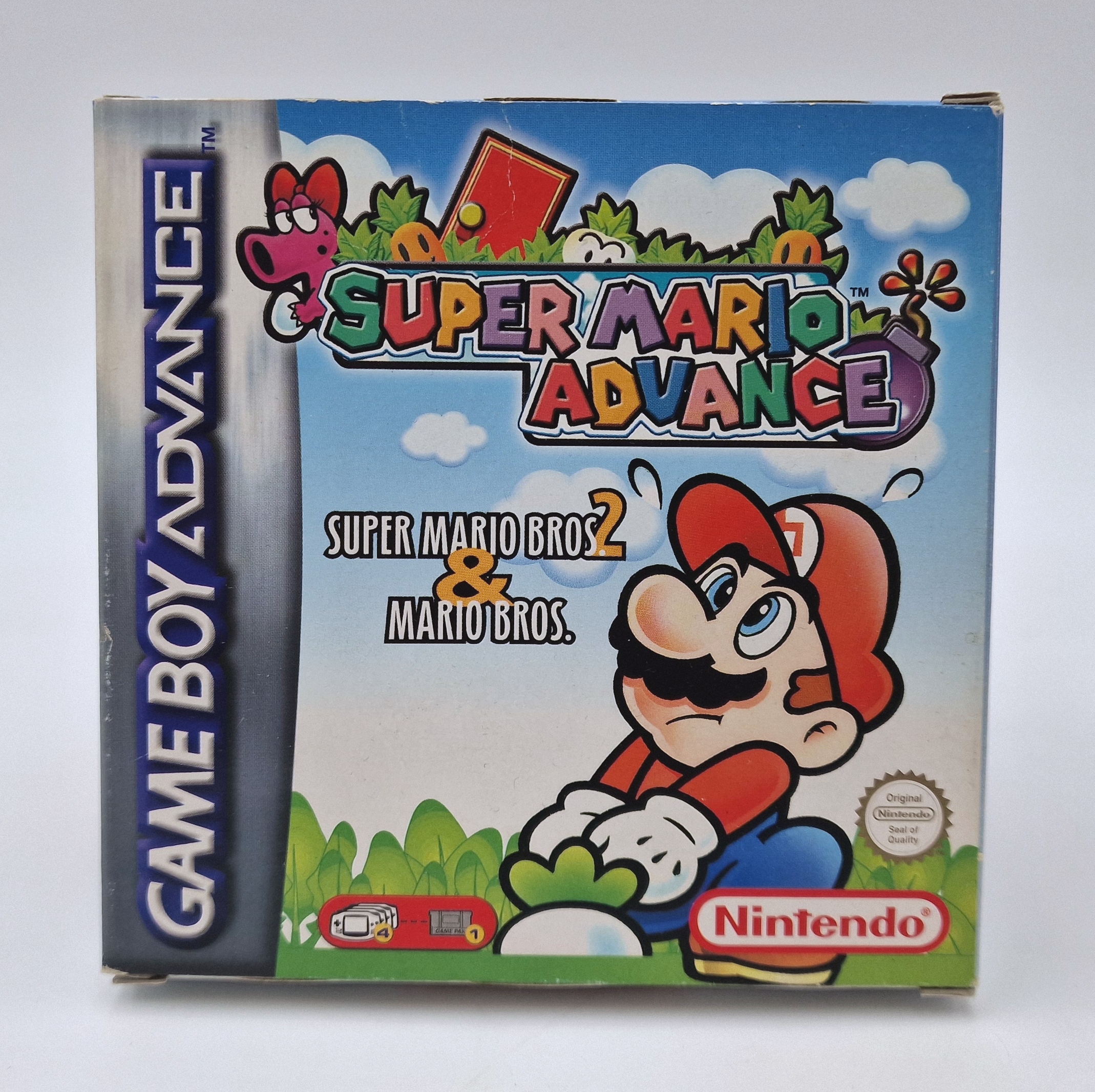 Notre exemplaire de Super Mario Advance, Game Boy Advance PAL