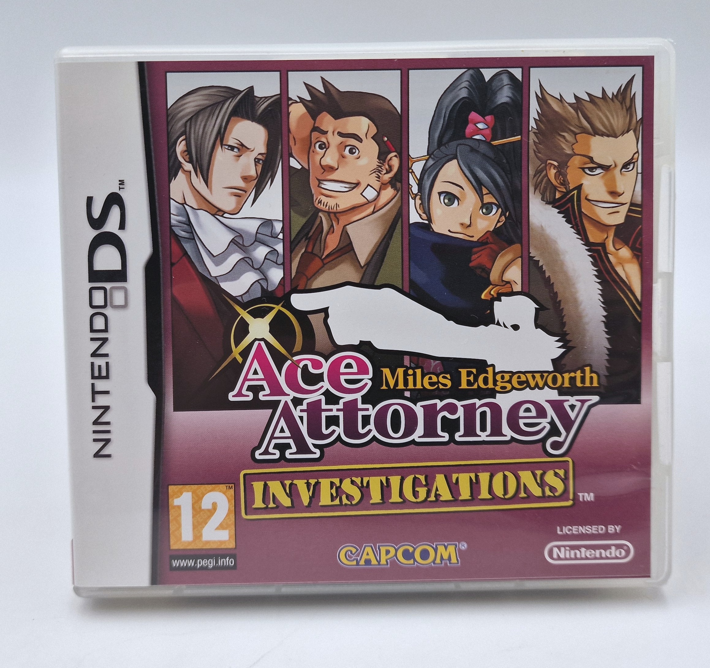 Notre exemplaire de Ace Attorney Investigations : Miles Edgeworth, Nintendo DS PAL