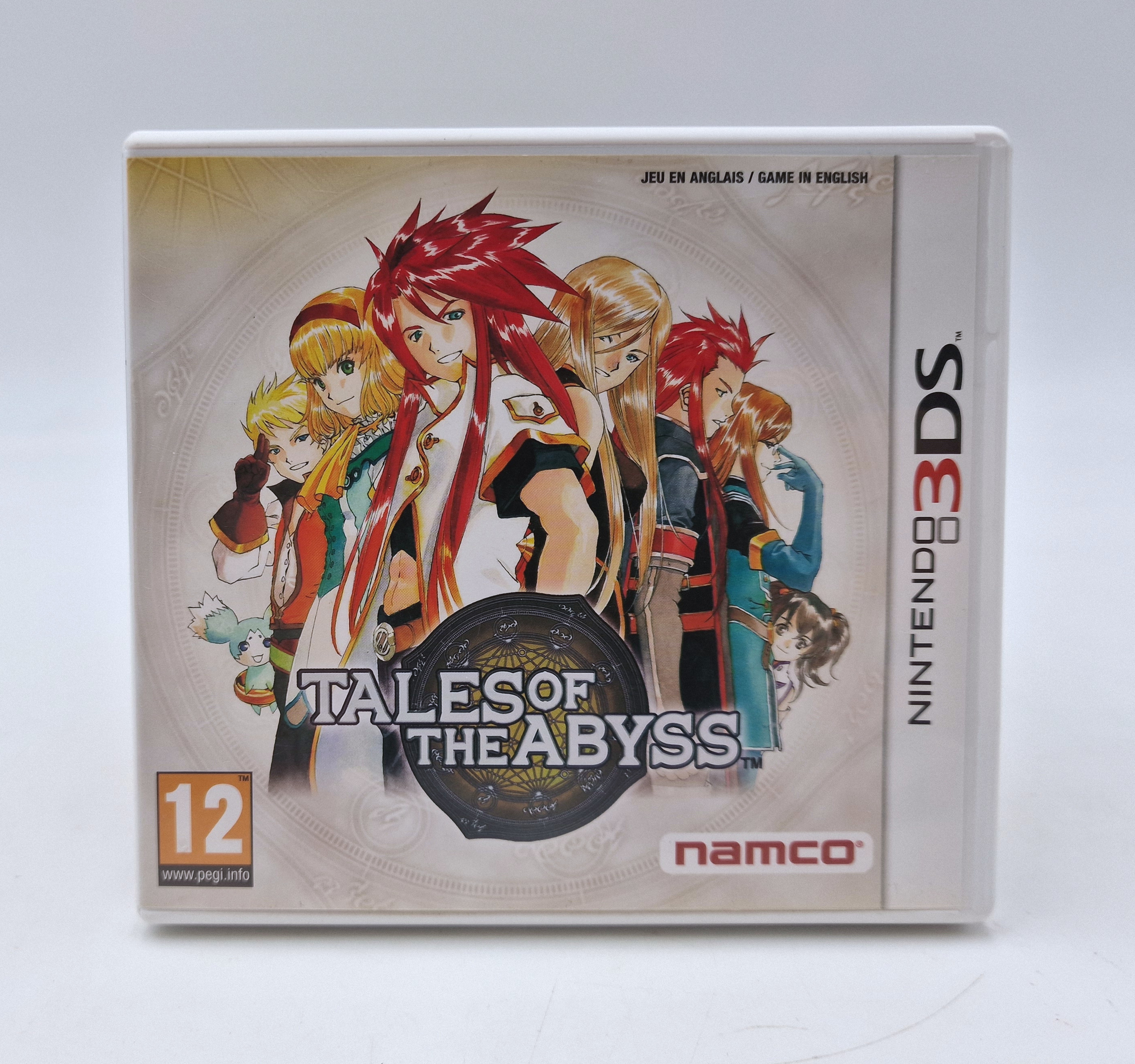 Notre exemplaire de Tales of the Abyss, Nintendo 3DS PAL