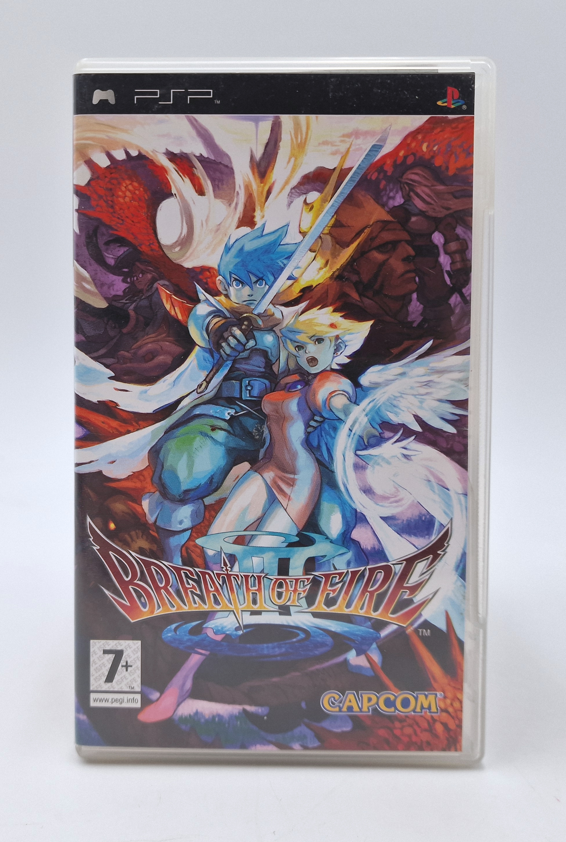 Notre exemplaire de Breath of Fire III, PSP PAL
